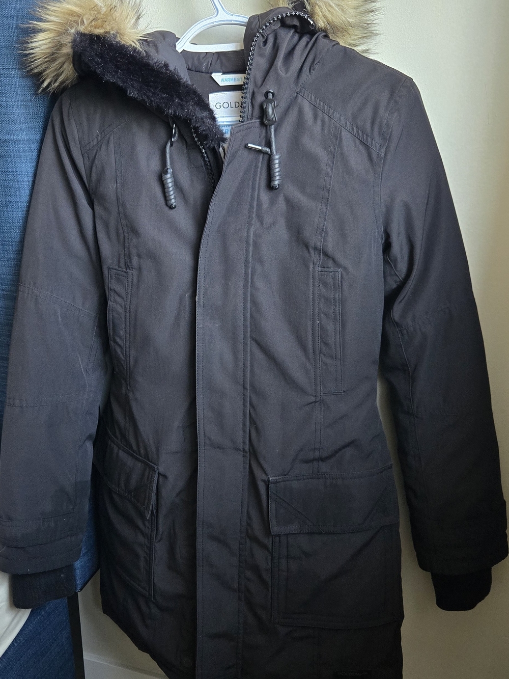 Golden By TnA Faux Fur Hooded Winter Parka